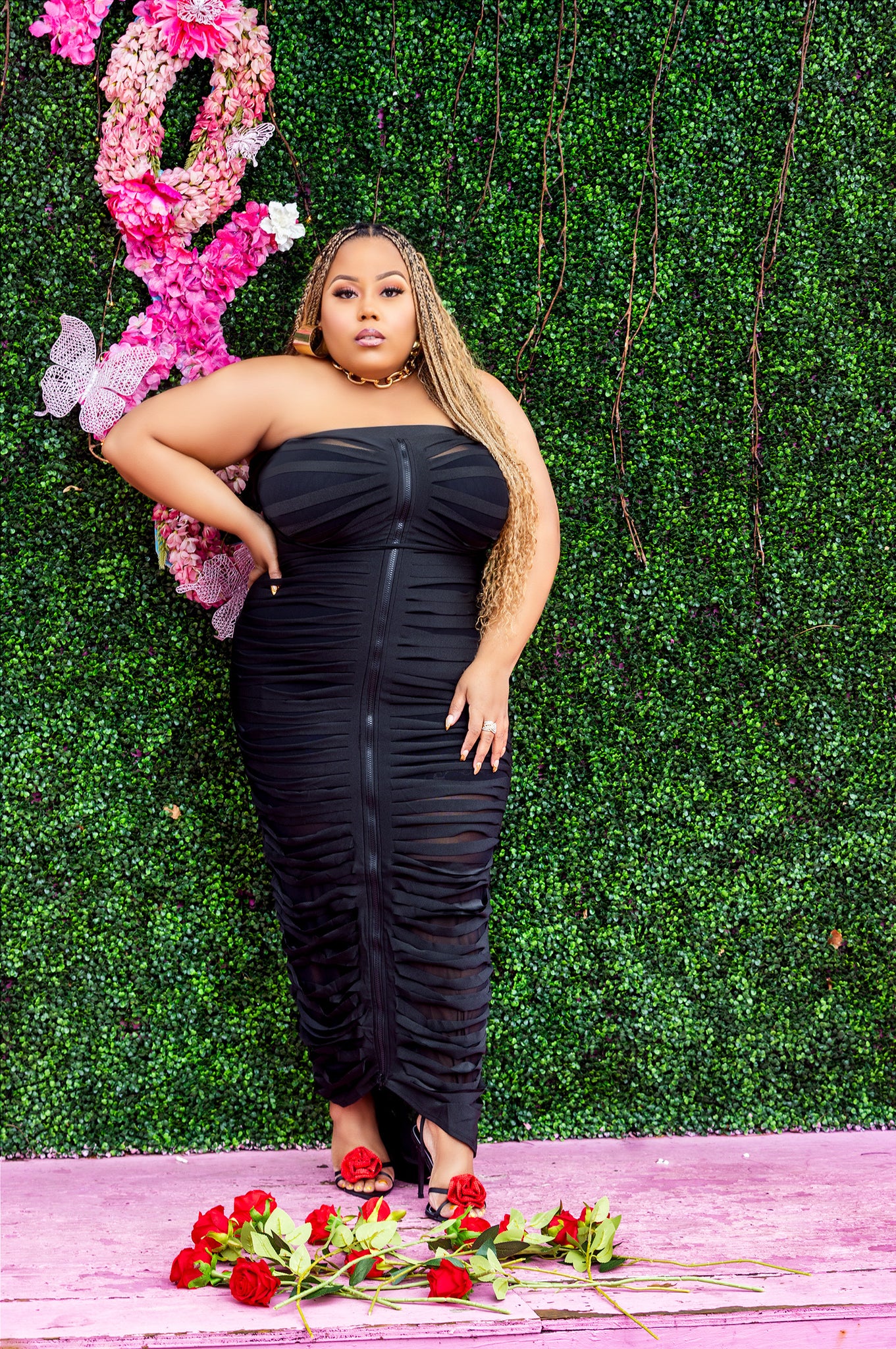 Little Black Mesh Dress Curvyy Slayer Collection Little Black Mesh Dress Curvyy Slayer Collection
