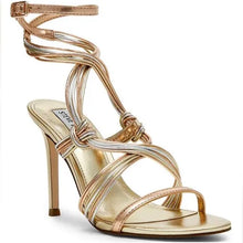 Load image into Gallery viewer, Ankle Wrap Gold/Silver Heel