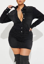 Load image into Gallery viewer, Denim Mini Dress